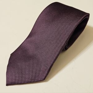 Michael Kors Tie 100% Silk Burgundy